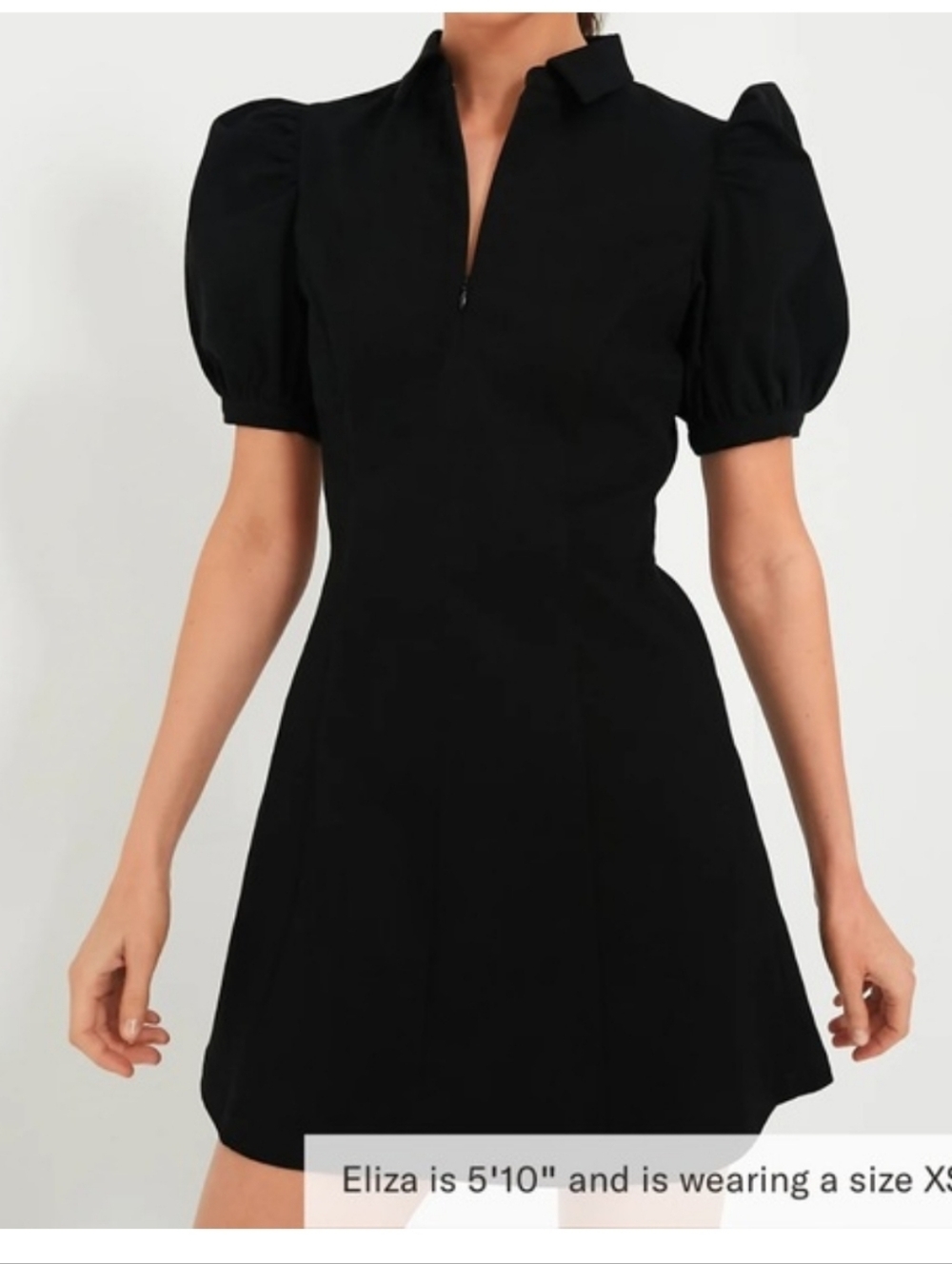 NWT TUCKERNUCK HYACINTH HOUSE Black Front Zip Denim Mini Dress XL